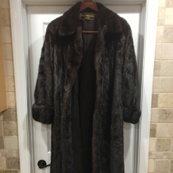 Yves Saint Laurent Jackets & Blazers - Mink coat